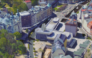 3D model Karlových Varů
